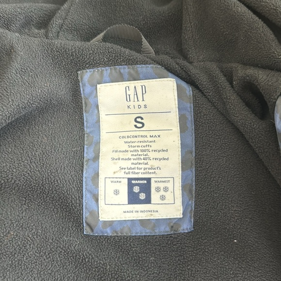 Gap Kids Cold Control Hooded Puffer Jacket Size Small - Picture 3 of 5